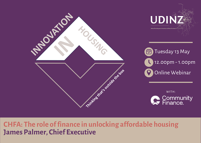Innovation Series Webinar: CHFA: The role of finance in unlocking affordable housing logo